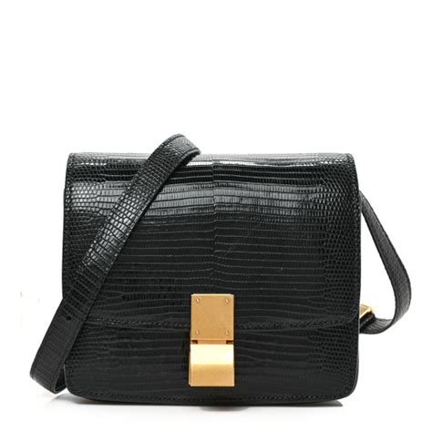 celine box lizard small|Celine.